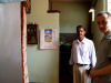 Roger and Simon visit with Pastor Gopi Daniel and family