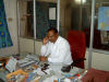 Photograph of Pastor Jackson in his office