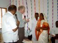 Roger encouraging the pastors wife