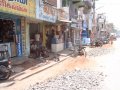The street opposite the hotel